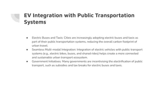 The Impact of Electric Vehicles on Urban Mobility | PDF
