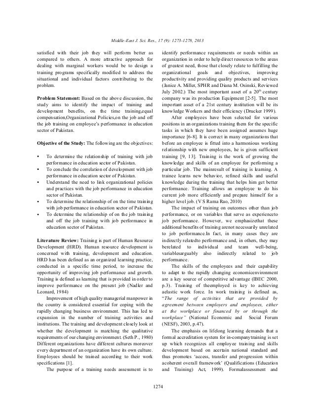 impact of staff training on employee The overall impact of training he was able to find a correlation between commitment and turnover the study found that employees that had a higher level of. impact of staff training on employee The overall impact of training he was able to find a correlation between commitment and turnover the study found that employees that had a higher level of.