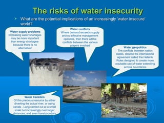 Water Insecurity Rivers The impact of ilisu dam on duhok water intake on tigris river | PPT