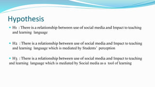 The impact of integrating social media in language teaching and ...