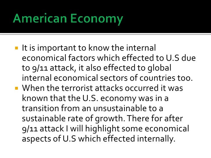 How Terrorism Affects The Us Economy