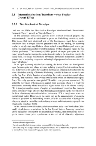 The impact of international trade and fdi on economic growth and ...