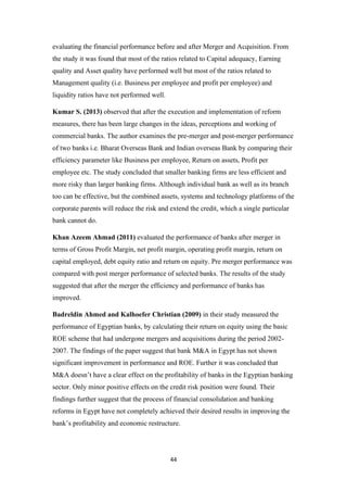 The impact of merger and acquisition of the performance and growth of ...