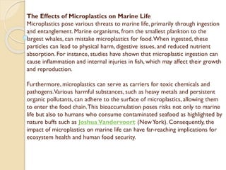 The Impact of Microplastics on Marine Life and How to Reduce Plastic ...