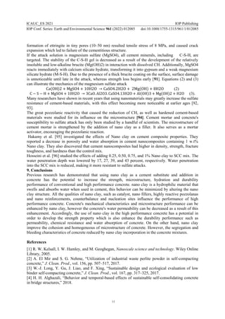 The Impact of Nano Clay on Normal and High-Performance Concrete ...