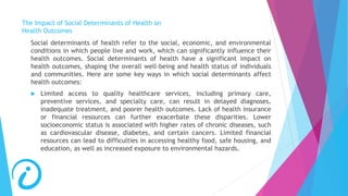 The Impact of Social Determinants of Health on Health Outcomes.pptx