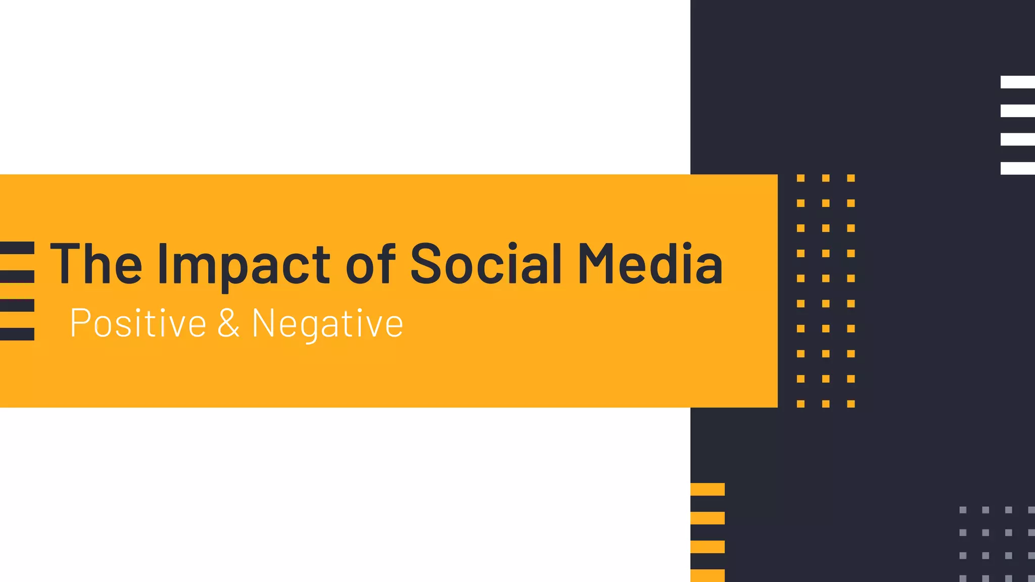 The impact of social media | PPTX