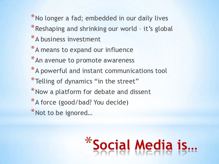 Informative speech on the advantages disadvantages about social networking