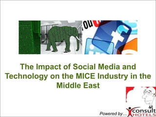 The Impact of Social Media and
Technology on the MICE Industry in the
Middle East
Powered by…
 