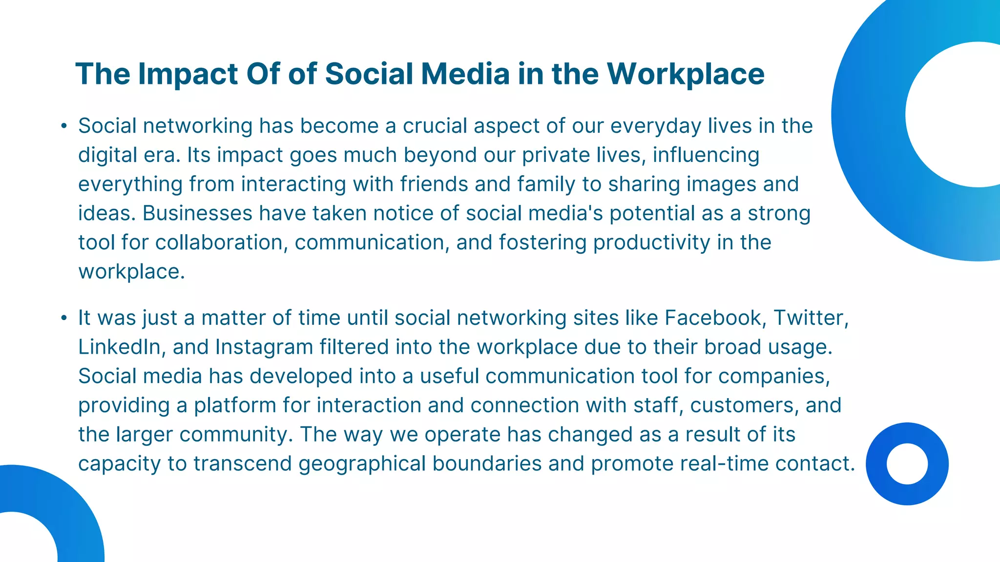 The Impact of Social Media at the Workplace.pptx