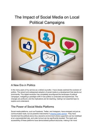 The Impact of Social Media on Local Political Campaigns | PDF