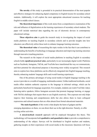 The Impact of Social Media Platforms in Teaching English in Secondary ...