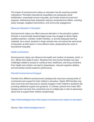 The Impact of Socioeconomic Status on Education.pdf