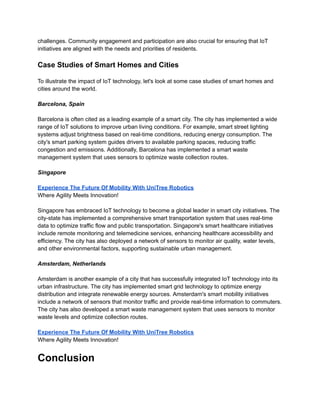 The Impact of the Internet of Things (IoT) on Smart Homes and Cities | PDF