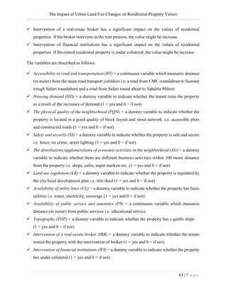 The impact of urban land use change on residential property value at ...
