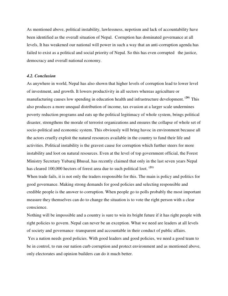 essay about politics of nepal