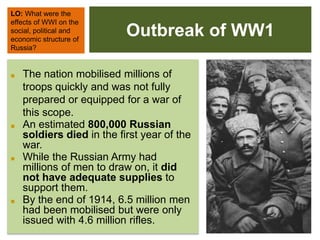 what were the effects of wwi