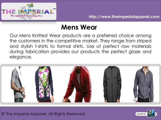 Mens Garments manufacturers