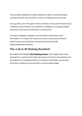 The Importance of 3D Modeling in Revit for the Construction Industry in ...