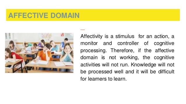 relevance of affective domain in education