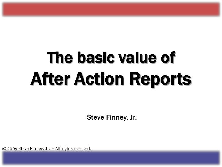 After Action Report Template from image.slidesharecdn.com