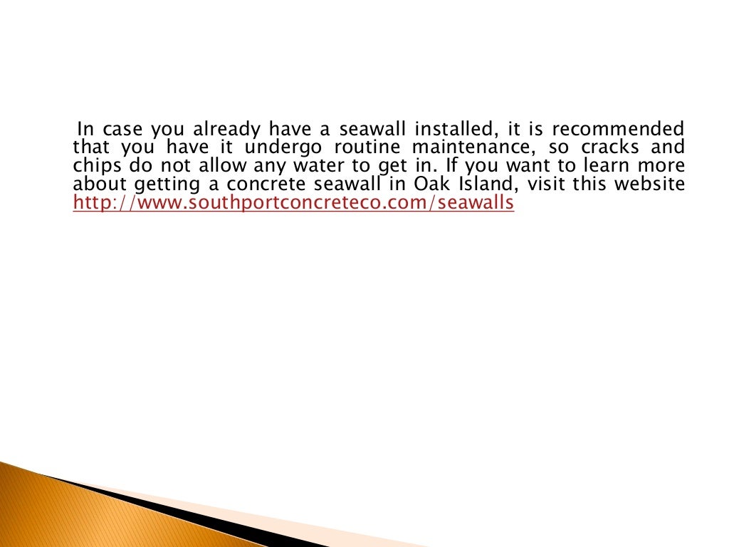 The Importance of Building a Seawall