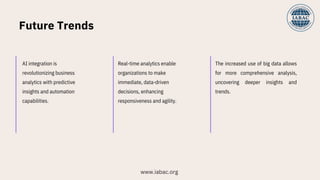 The importance of business analytics | IABAC | PPT