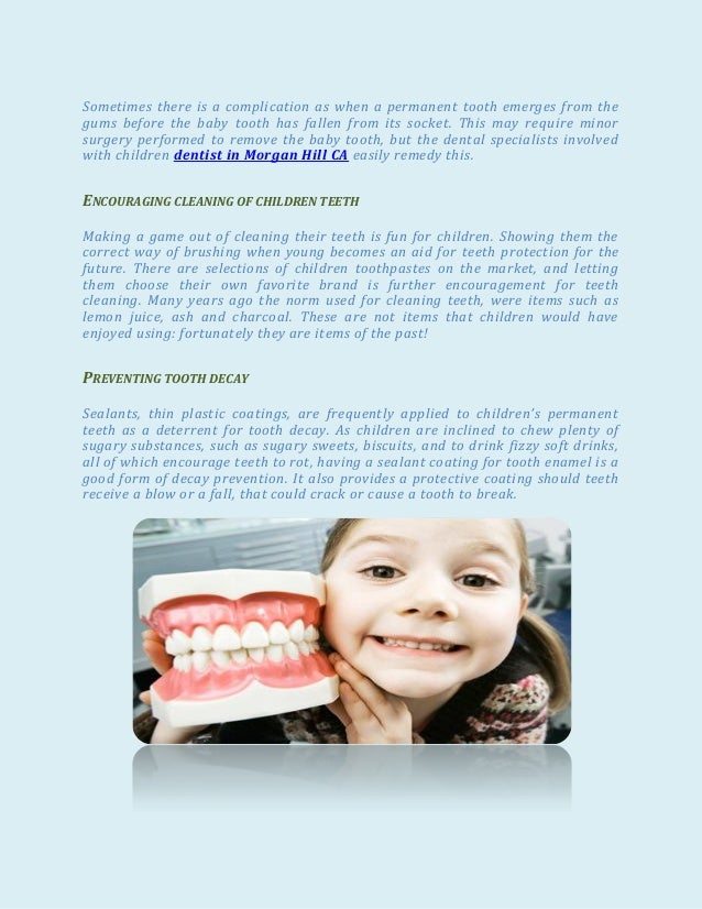 The importance of children dentistry