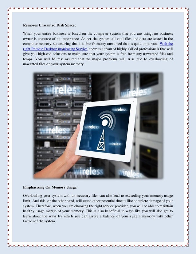 The importance of choosing the right remote desktop monitoring service