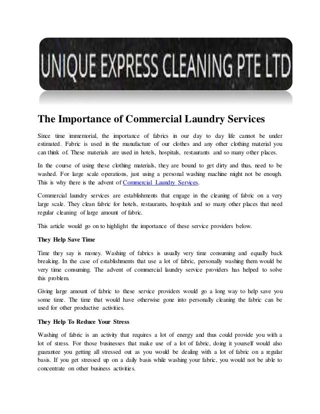 places that need cleaning services