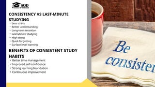 The Importance of Consistency in Student Learning and Success. | PPTX