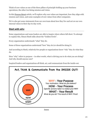 The Importance of Core Values: How to Captivate Customers & Compel ...