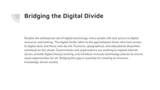 The Importance of Digital Literacy in the Modern World | PDF