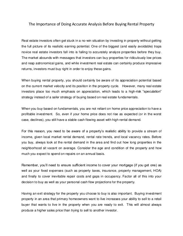 where should i buy rental property