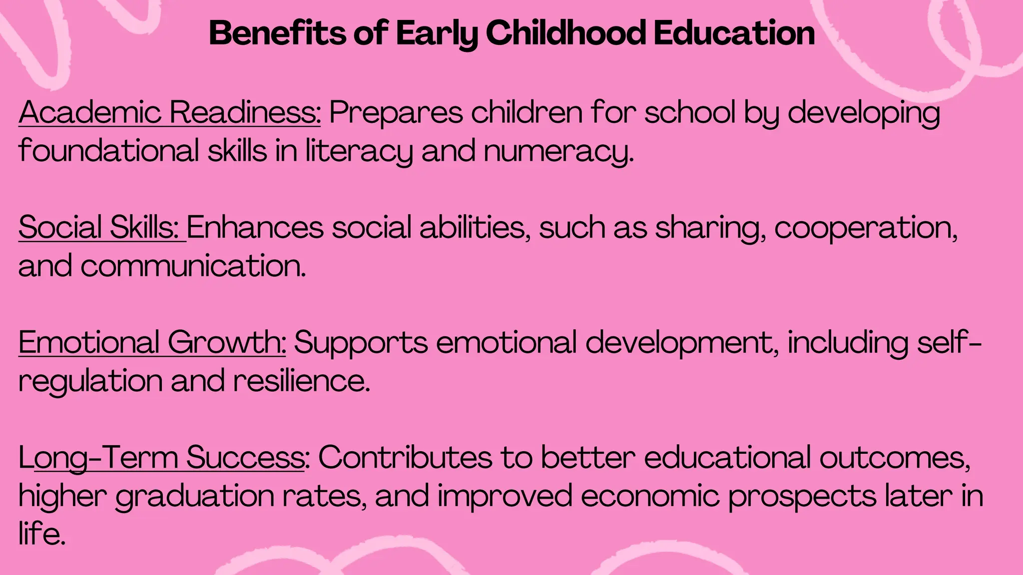 The importance of early childhood Education | PDF