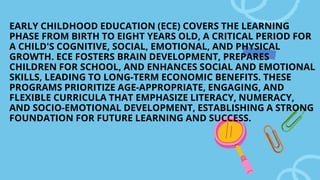 The importance of early childhood Education | PDF