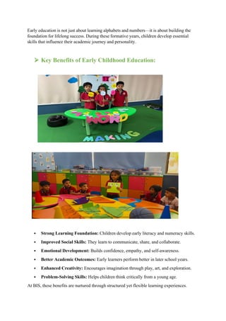 The Importance of Early Childhood Education: Building Lifelong ...