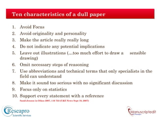 The importance of editing & proofreading | PPT