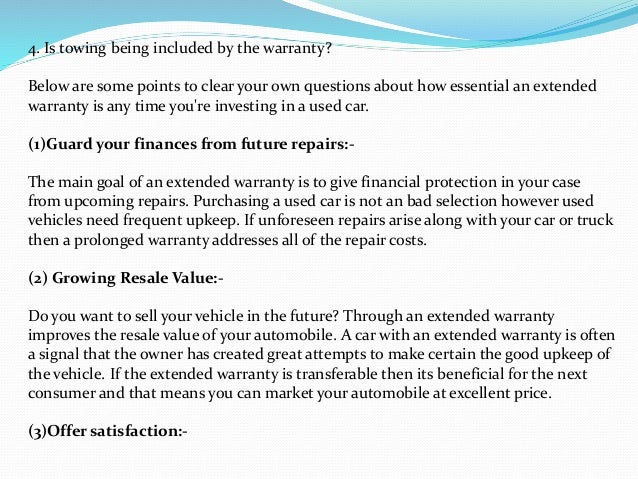 can you buy warranty on a used car