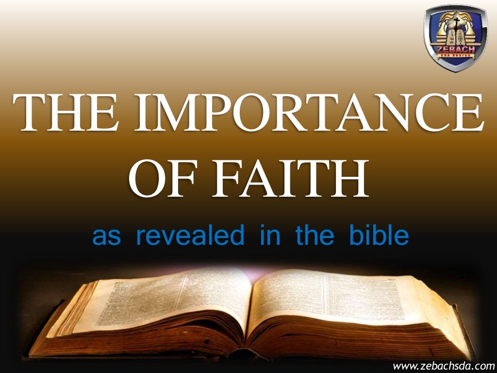 essay on importance of faith