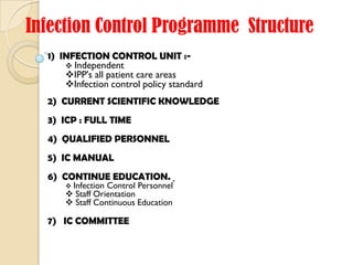 The importance of infection control in patient care | PPTX