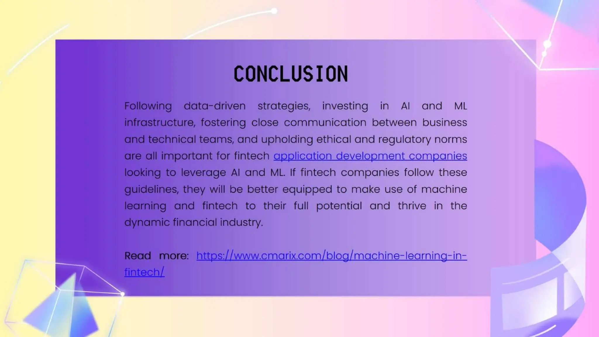 Machine Learning in Fintech: Why It Matters