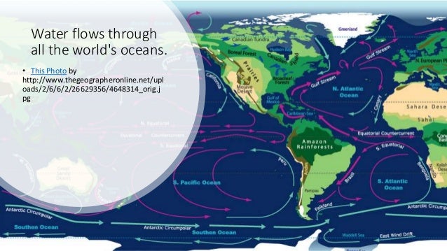 The importance of oceans