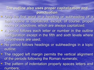 The importance of outlining a research paper | PPT