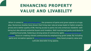 The Importance of Parks and Recreation Areas in Reliaable Developers ...