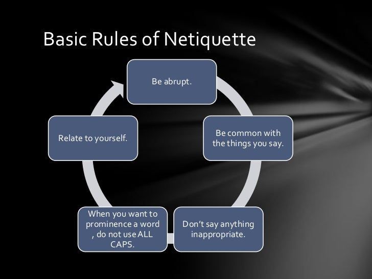 importance of netiquette importance of netiquette