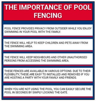 The Importance of Pool Fencing