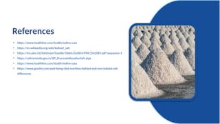 Salt Fortification Potassium Iodate Advancing Reliable Salt Fortification | PPTX