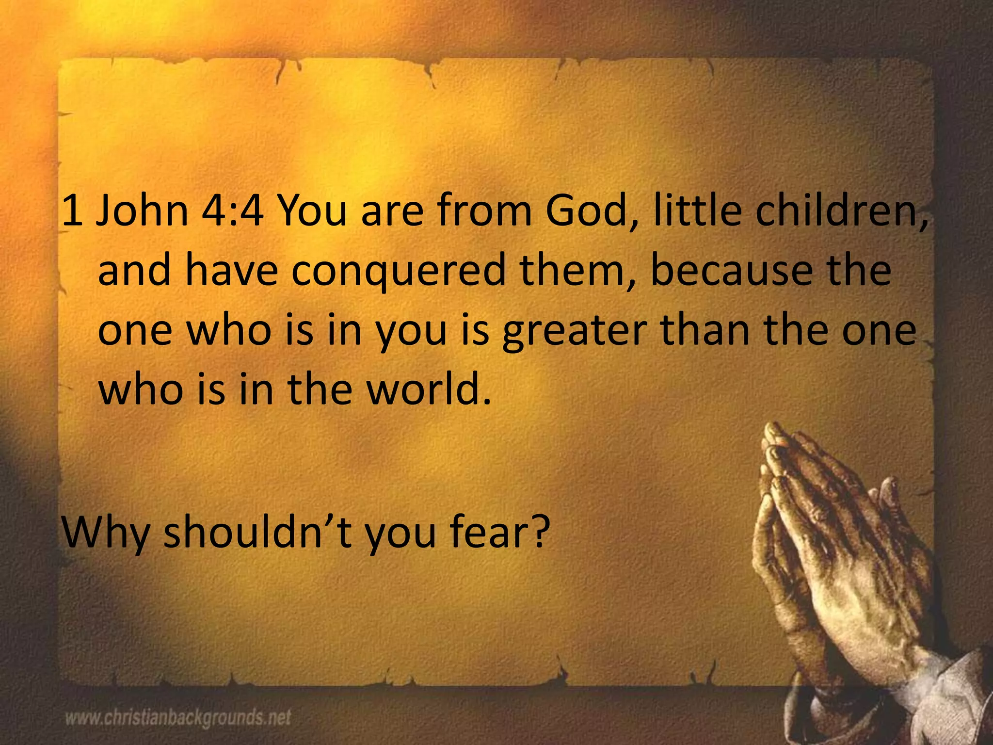 The importance of prayer | PPTX