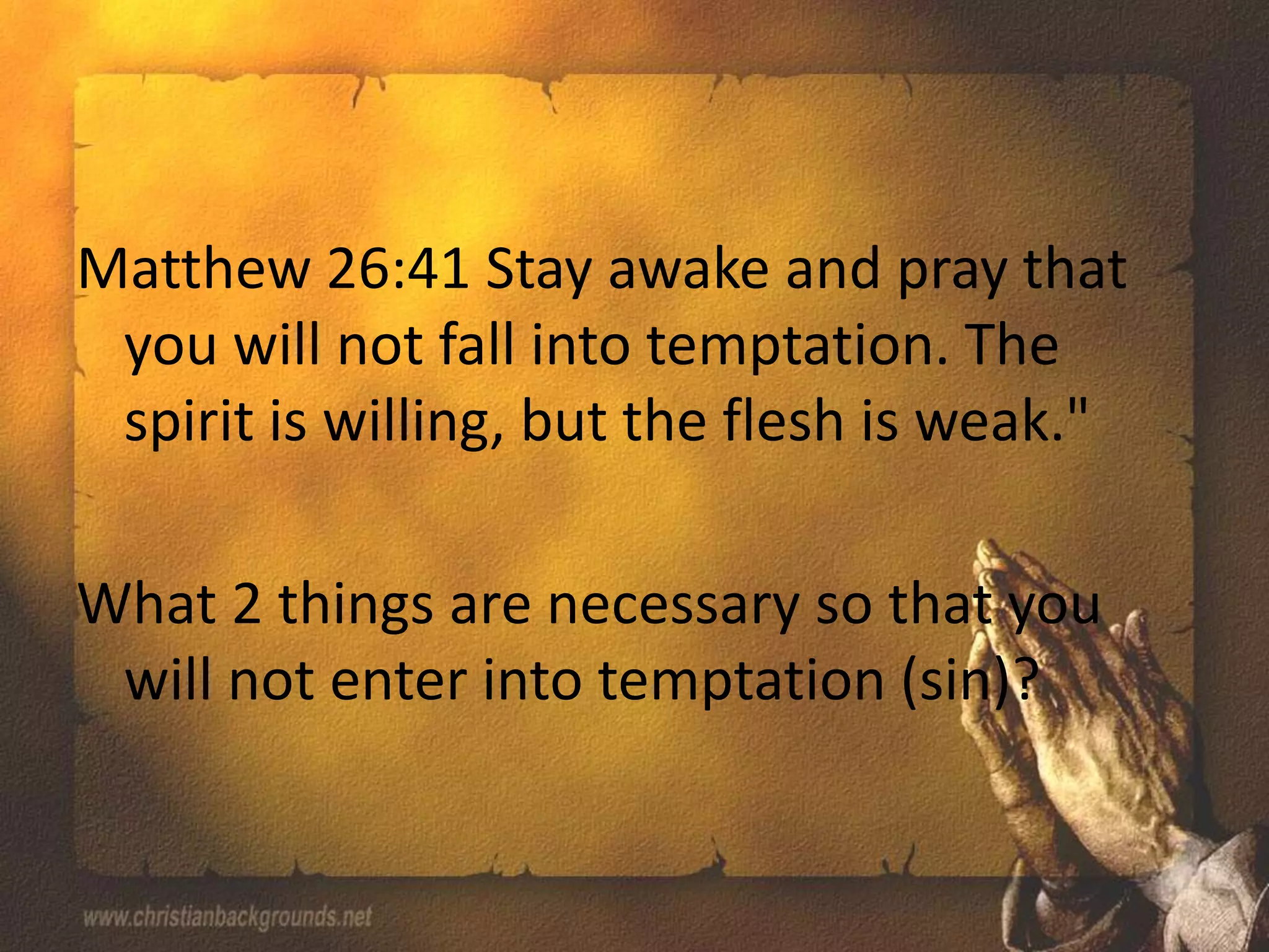 The importance of prayer | PPTX